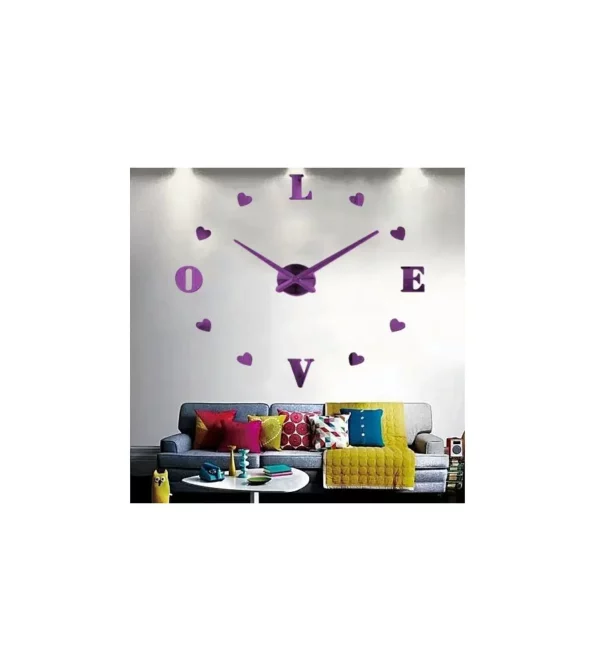 Horloge Mural D Love Purple Youbishop